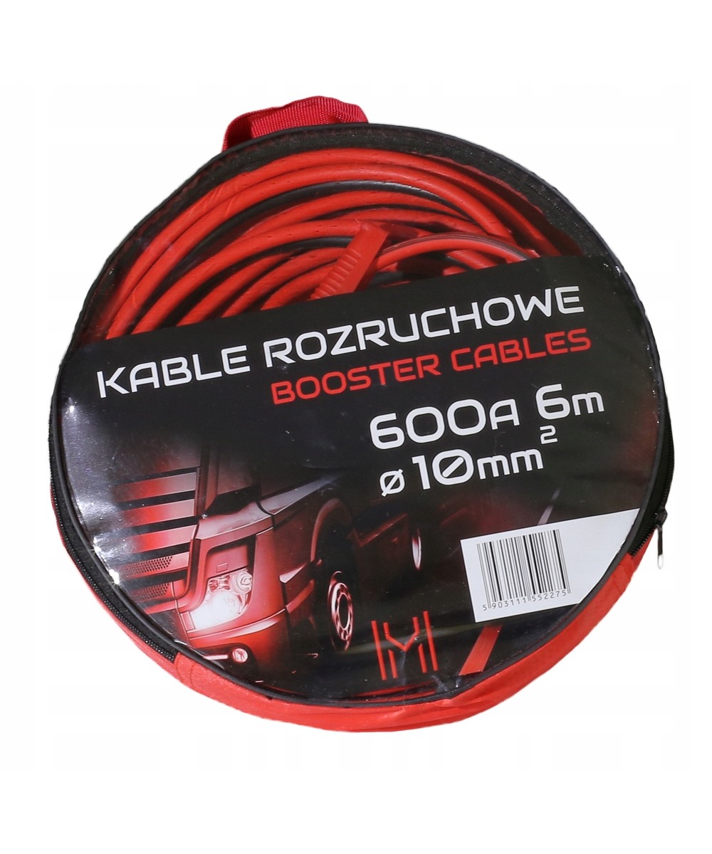 Kable przewody rozruchowe 600A 6 m