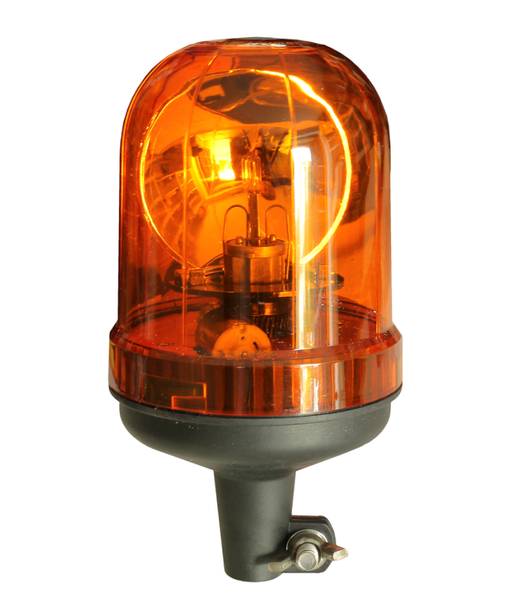 Lampa obrotowa kogut 12/24V ślimak - trzpień