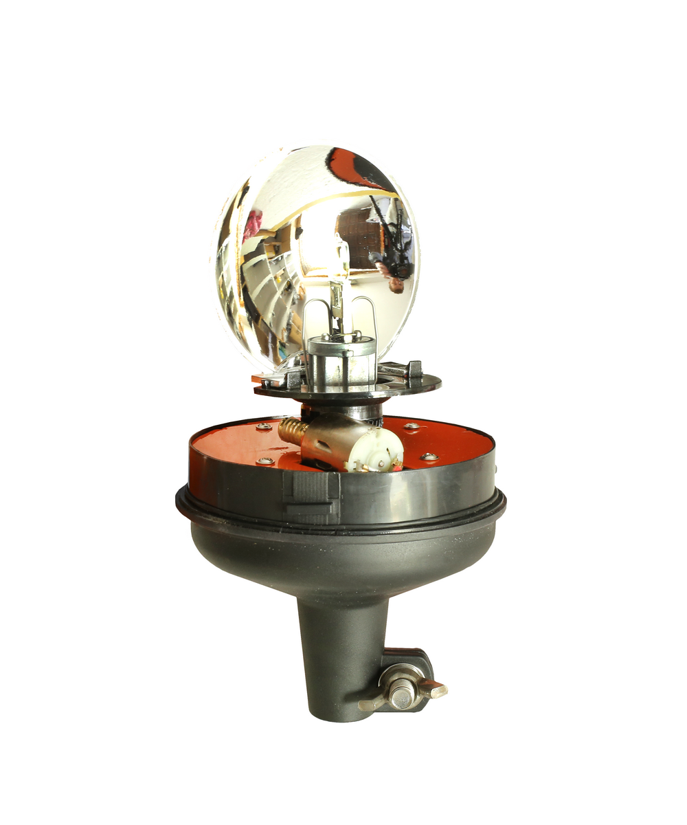 Lampa obrotowa kogut 12/24V ślimak - trzpień