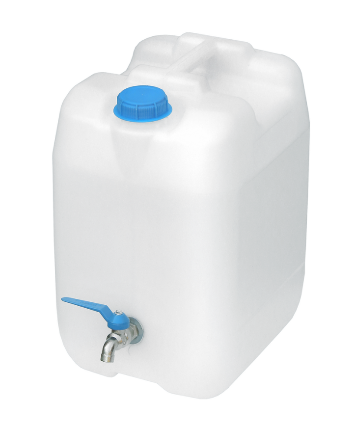 Pojemnik zbiornik baniak na wodę 20l kranik metal