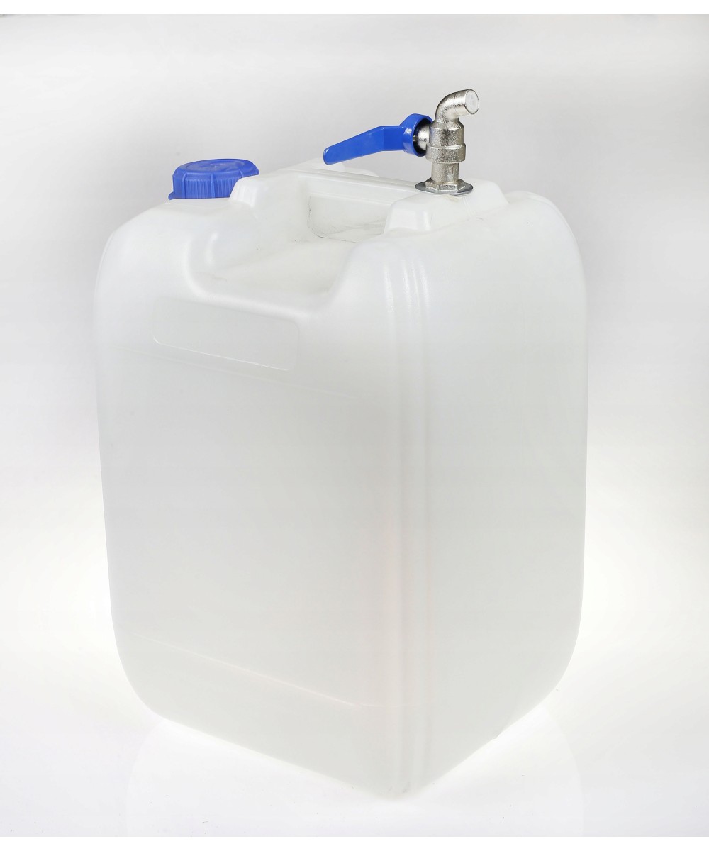 Pojemnik zbiornik baniak na wodę 20l kranik metal