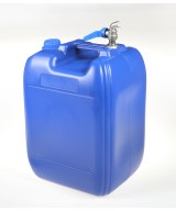 Pojemnik zbiornik baniak na wodę 20l kranik górny metal