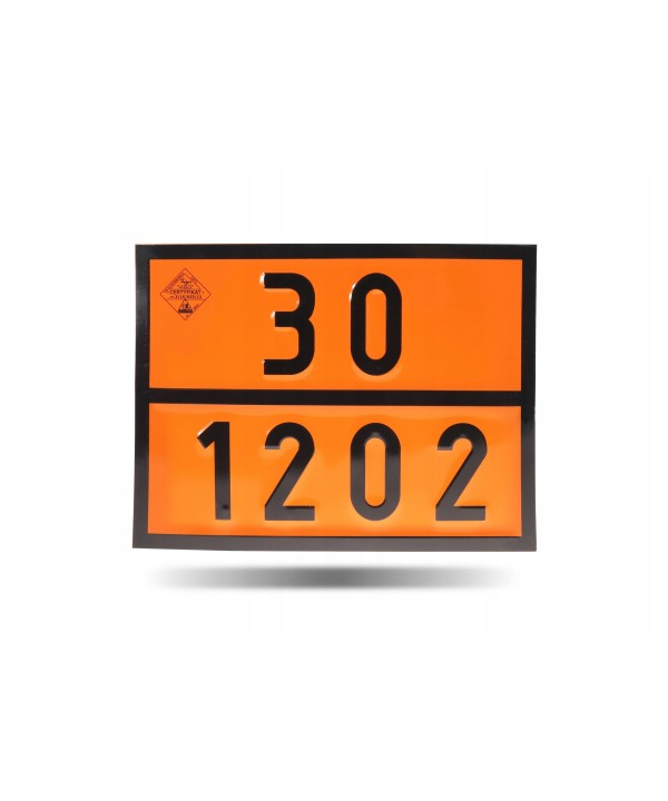 Tablica ADR numeryczna 30-1202 ON