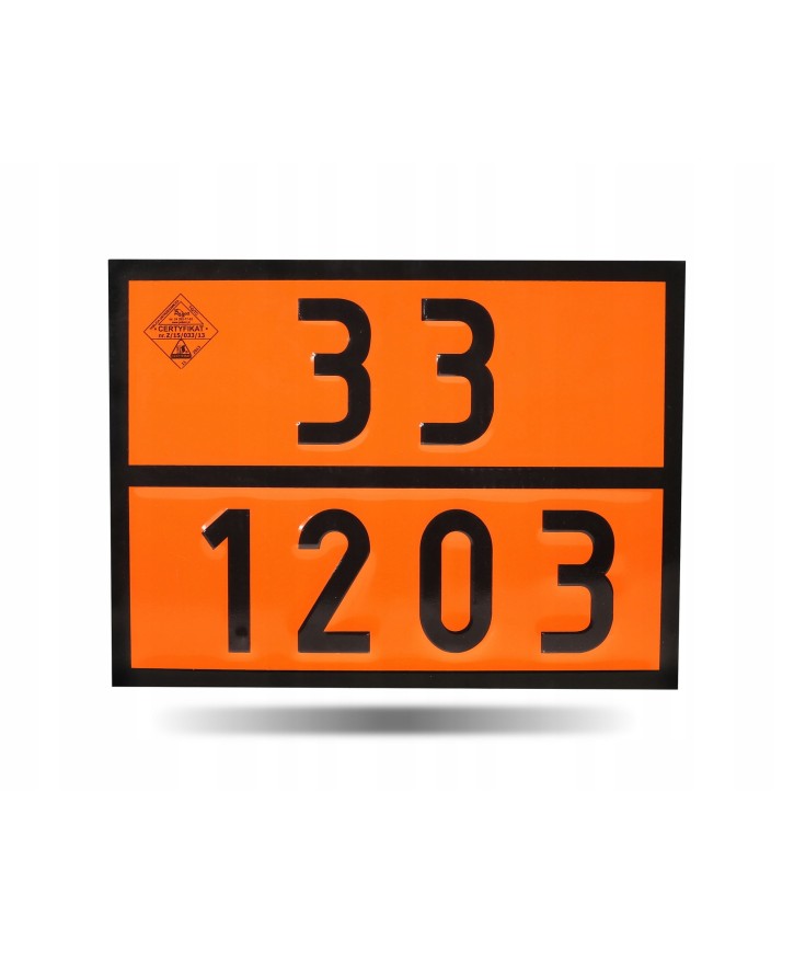 Tablica ADR numeryczna 33-1203 PB