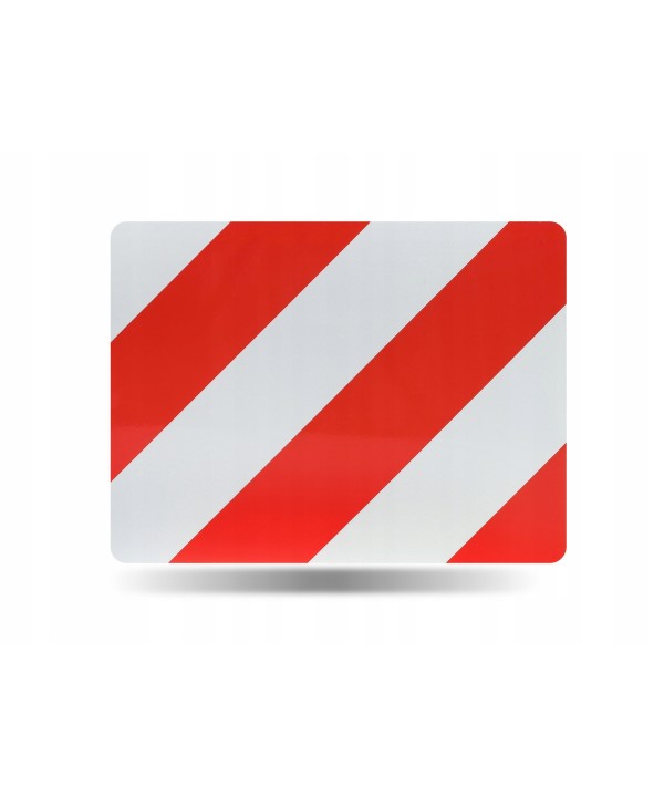 Tablica wyróżniająca ostrzegawcza ponadgabaryt 400x300 prawa